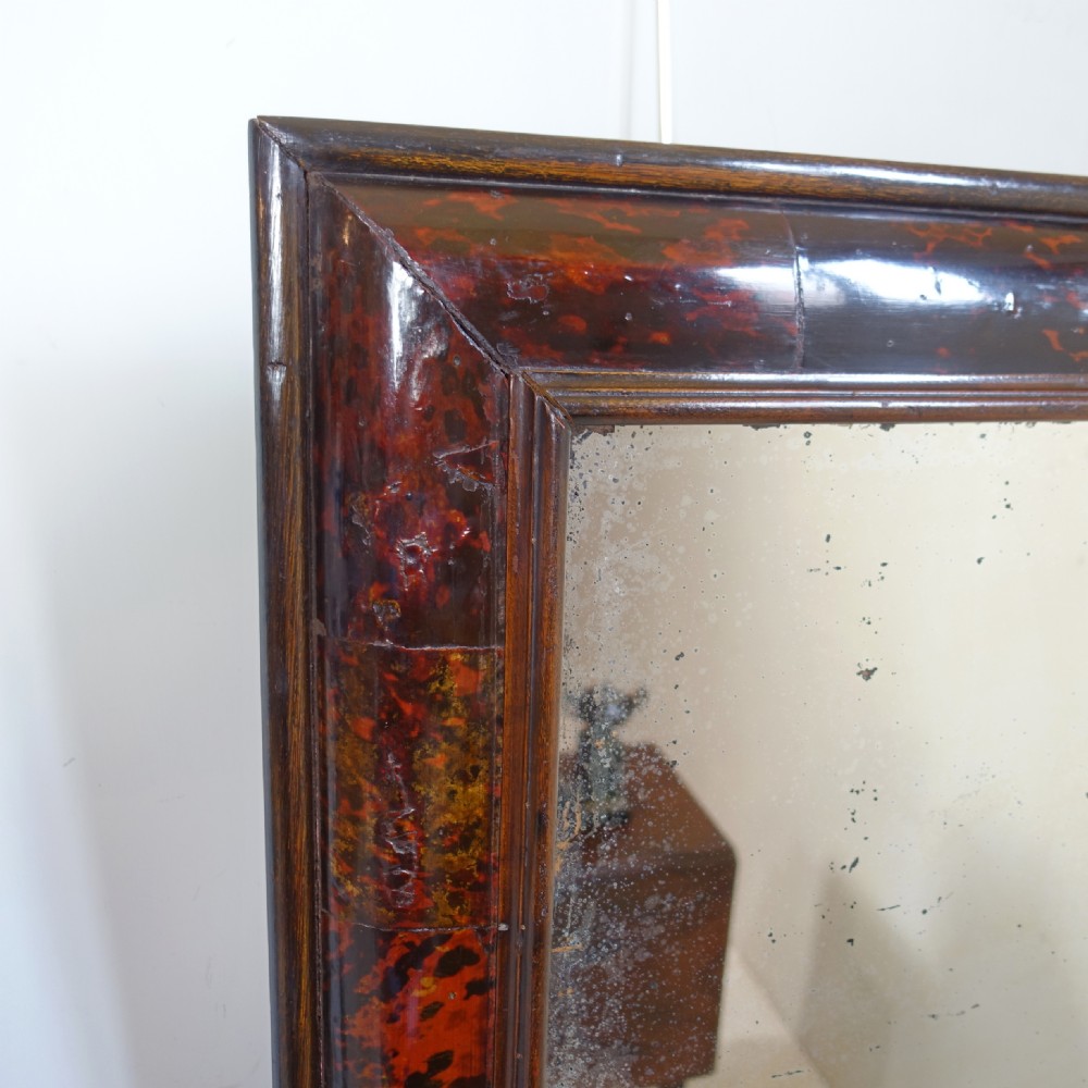 LARGE 18TH C TORTOISESHELL MIRROR View IV