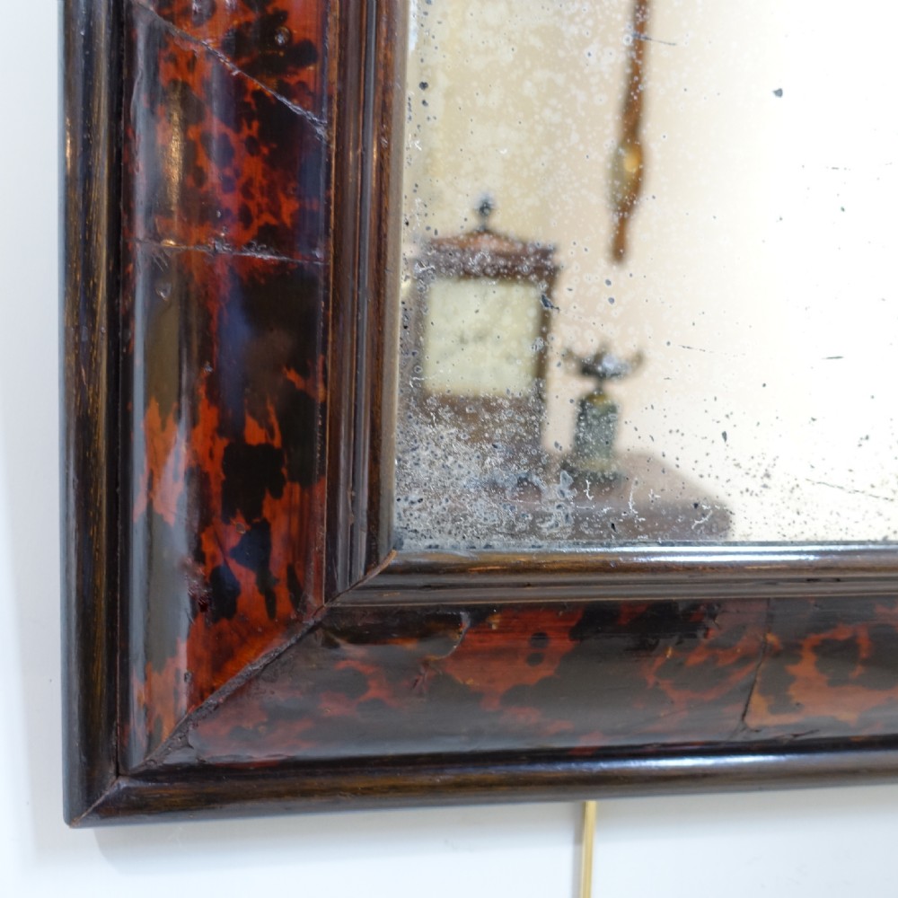 LARGE 18TH C TORTOISESHELL MIRROR View V