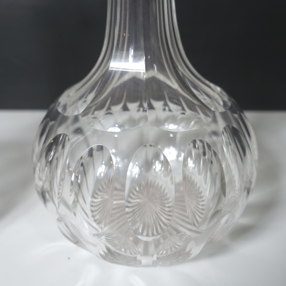 PAIR OF 19TH C CUT GLASS DECANTERS View V