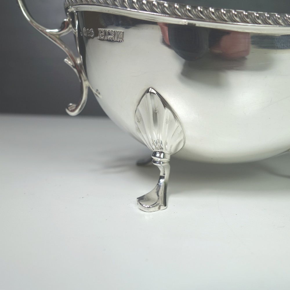 SOLID SILVER SAUCE BOAT View VI