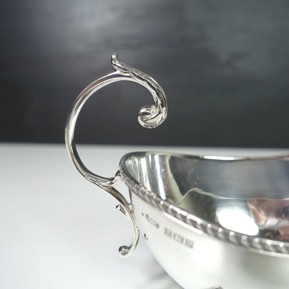 SOLID SILVER SAUCE BOAT View VII