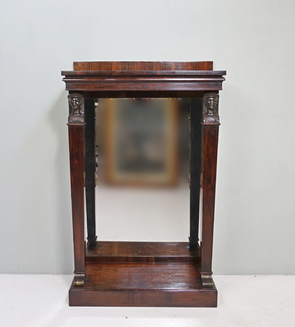 REGENCY ROSEWOOD CONSOLE TABLE