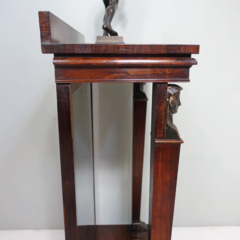 REGENCY ROSEWOOD CONSOLE TABLE View VIII