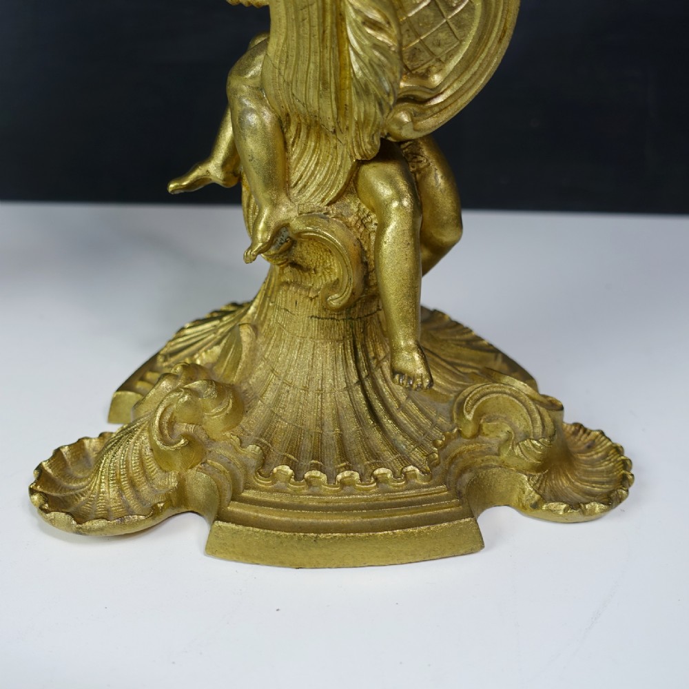 PAIR OF 18TH C ORMOLU CANDLESTICKS View VI