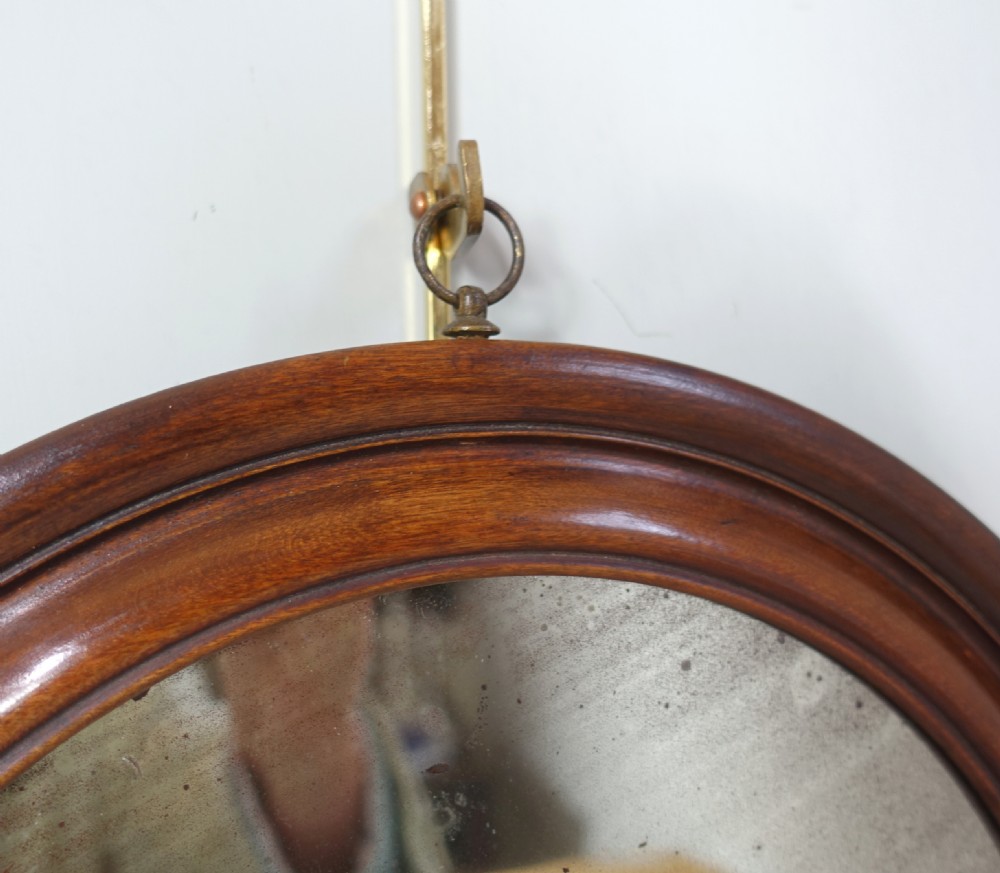 19TH C CIRCULAR MIRROR View III