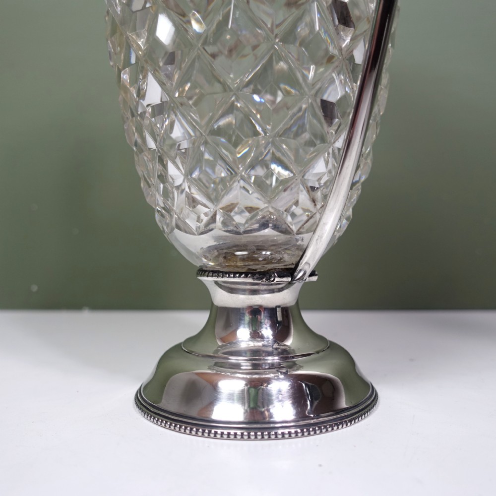 SILVER & CUT GLASS CLARET JUG View VII