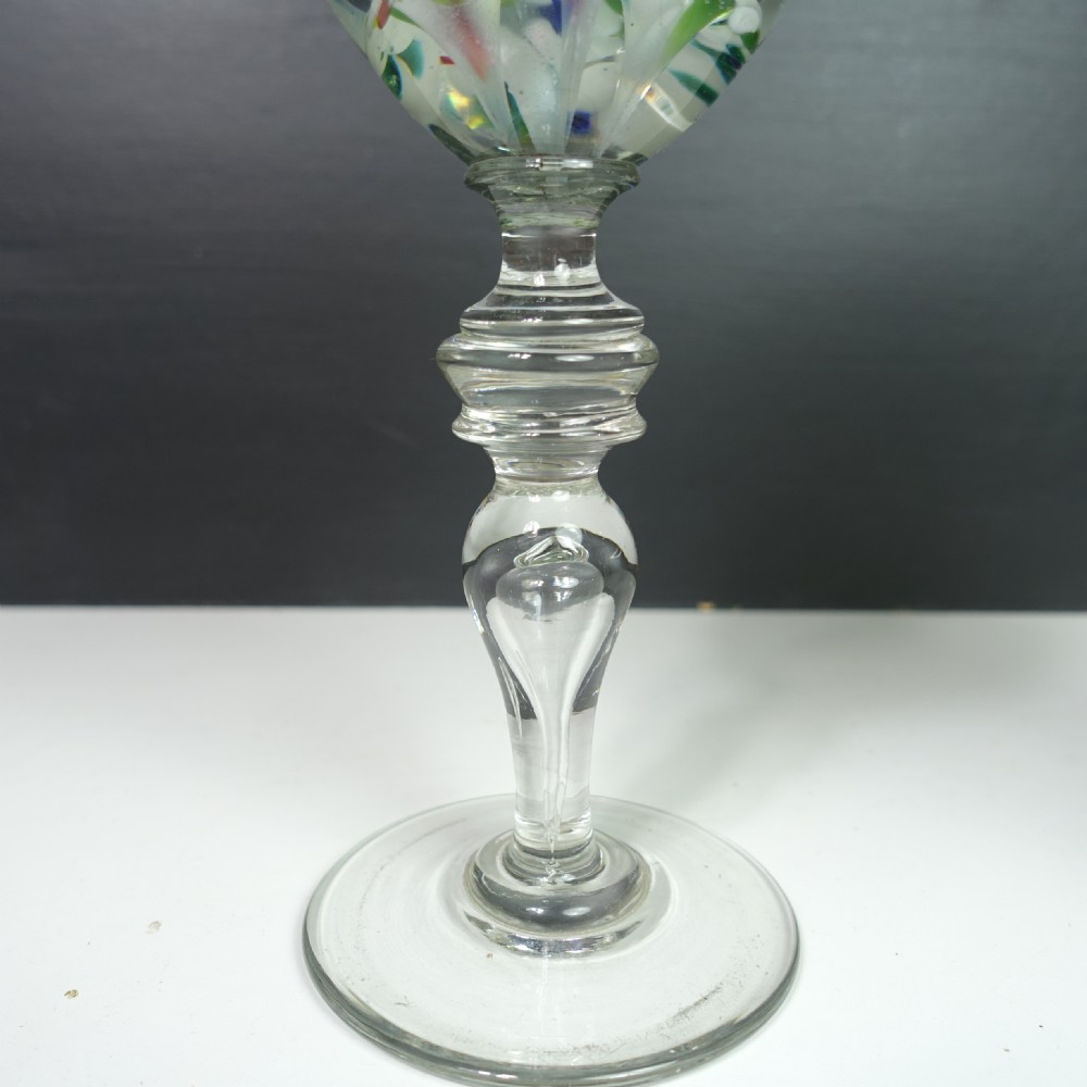 PAIR OF EARLY 19TH  C GLASS ORBS View IV