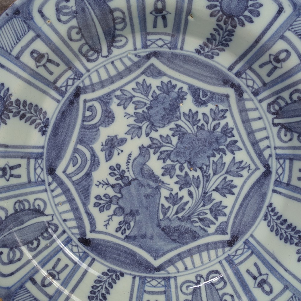 18TH C DELFT DISH View V