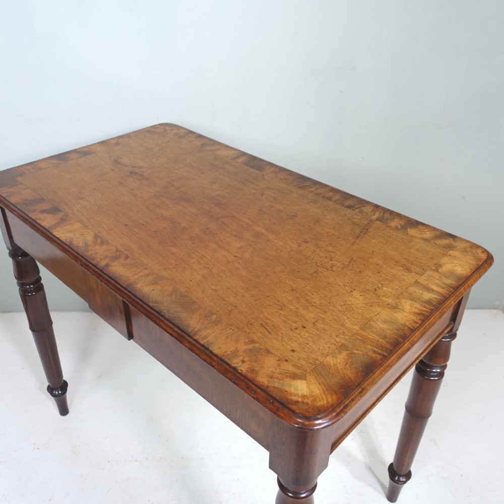 19TH C MAHOGANY WRITING TABLE View VI