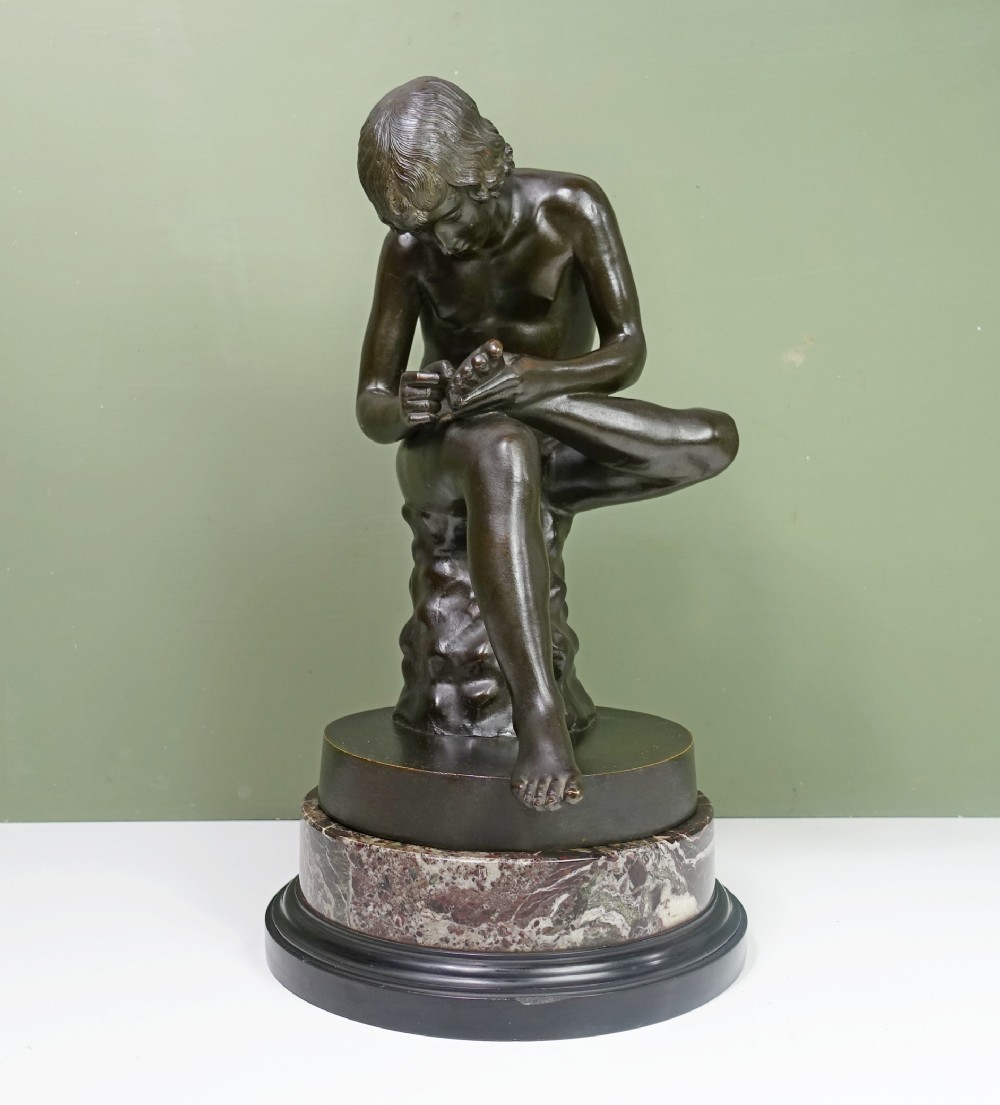 19TH C BRONZE 'IL SPINARIO'