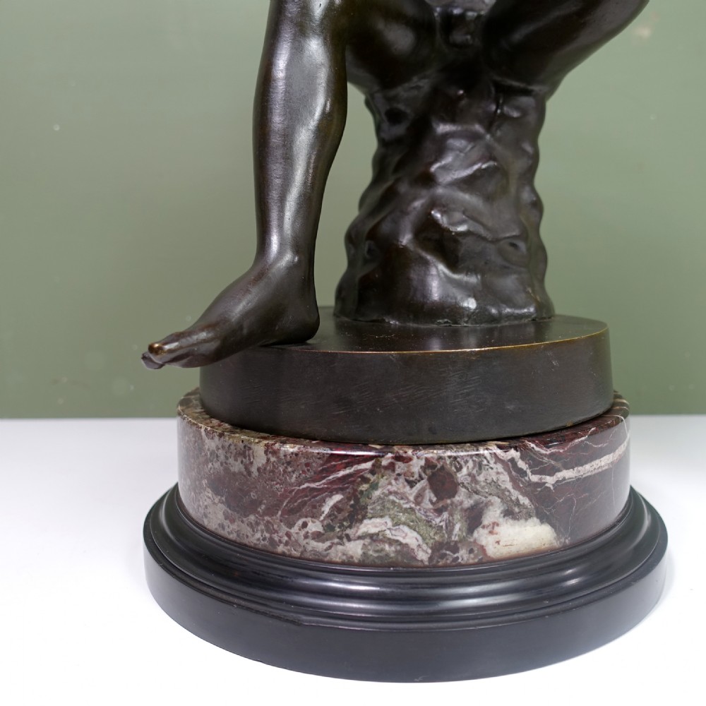19TH C BRONZE 'IL SPINARIO' View VI