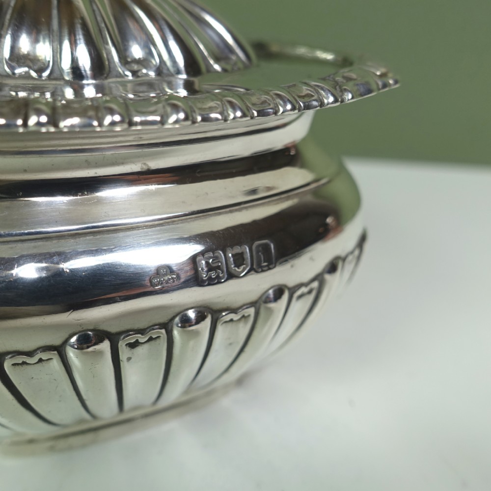 SOLID SILVER BOX/TEA CADDY View IV