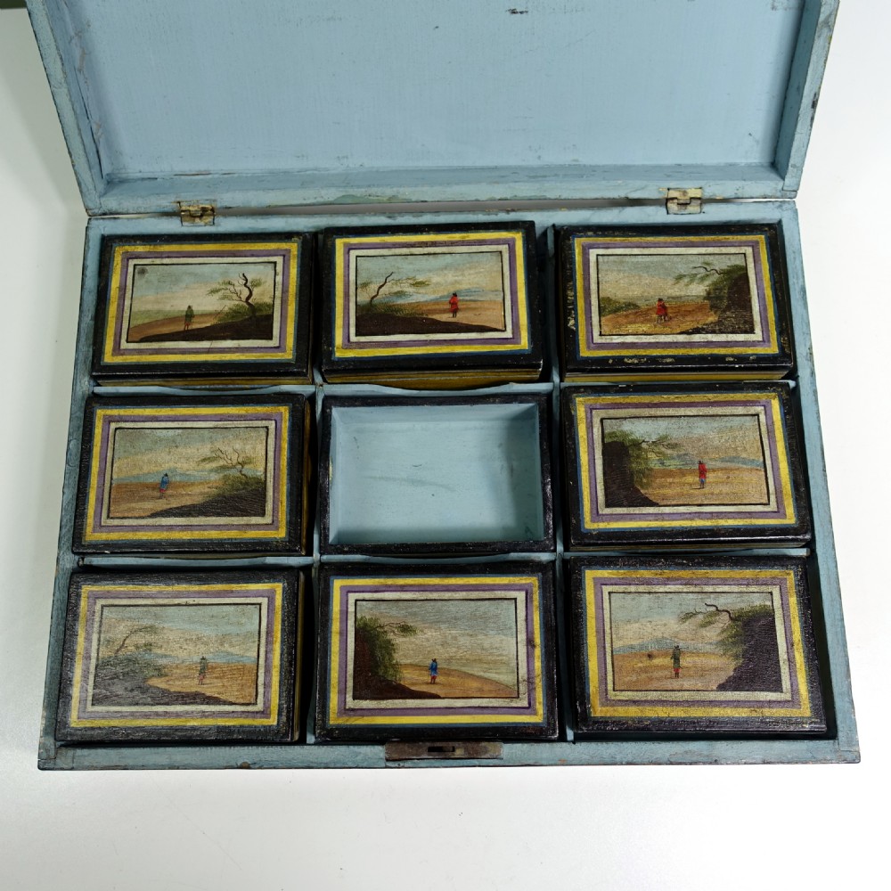 EARLY 19TH C DECORATED SPA BOX View IV