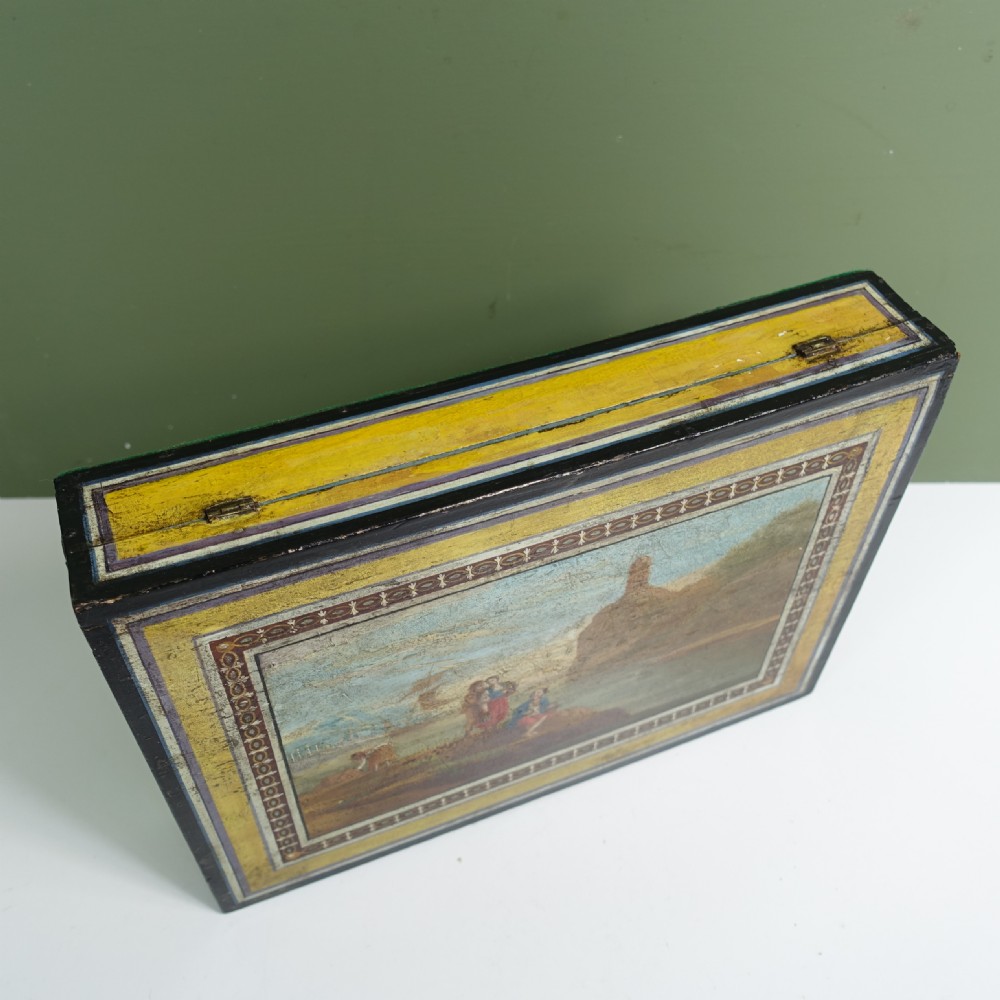 EARLY 19TH C DECORATED SPA BOX View VII