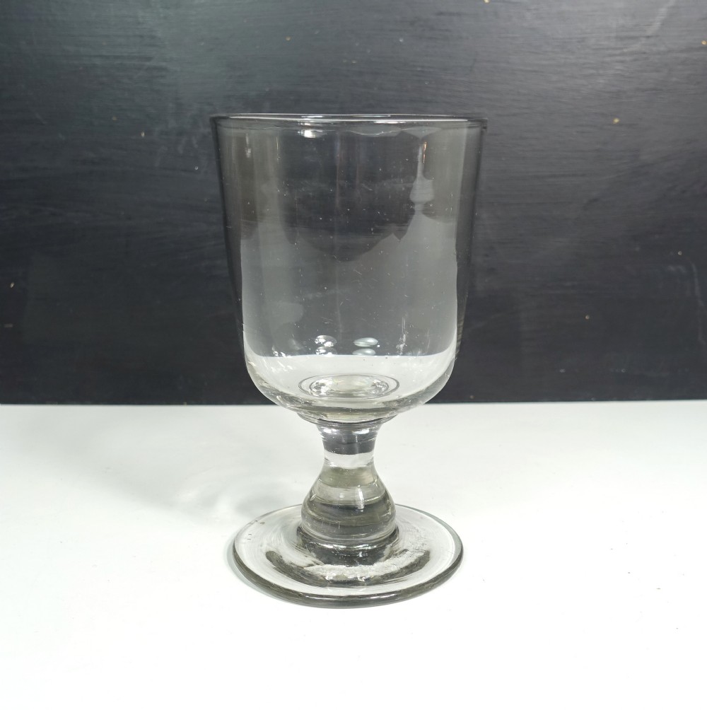 LARGE 19TH C 'PINT' GLASS RUMMER