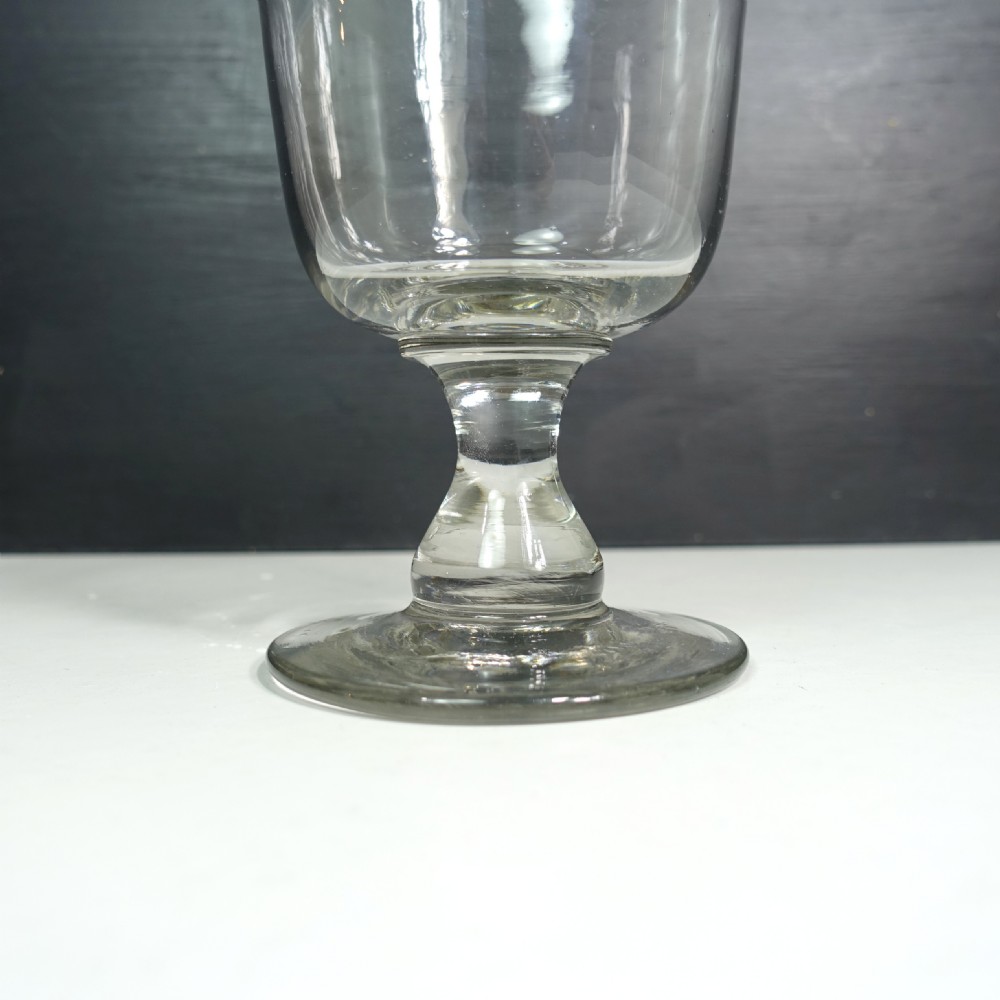 LARGE 19TH C 'PINT' GLASS RUMMER View III