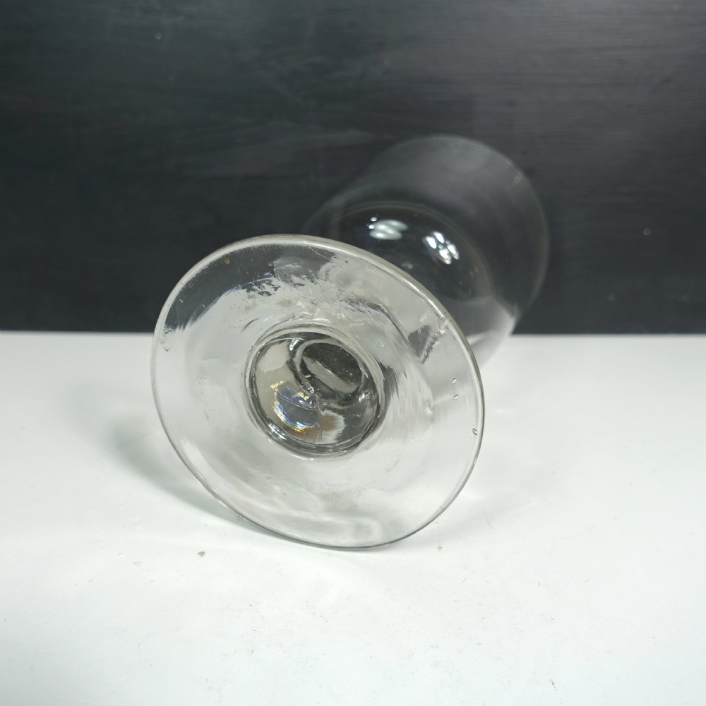 LARGE 19TH C 'PINT' GLASS RUMMER View V