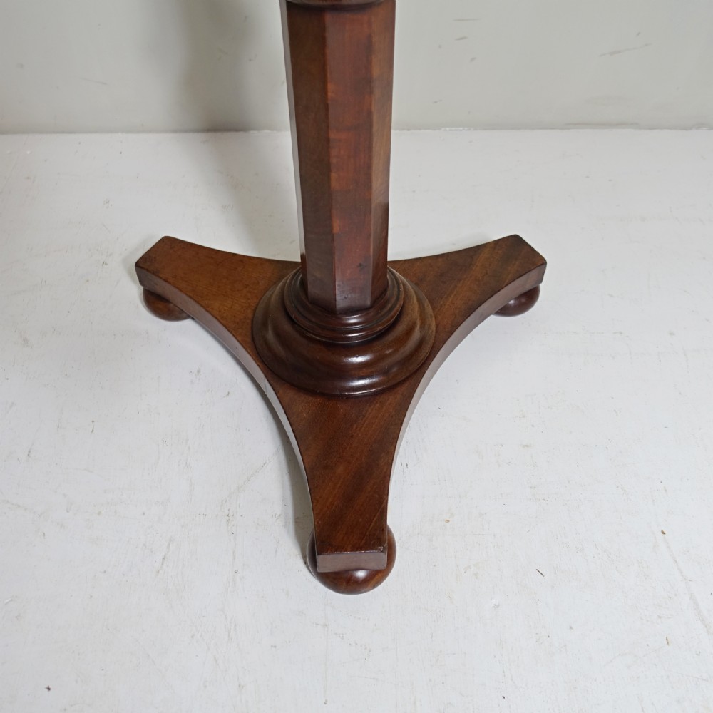 19TH C MAHOGANY LAMP TABLE View VII