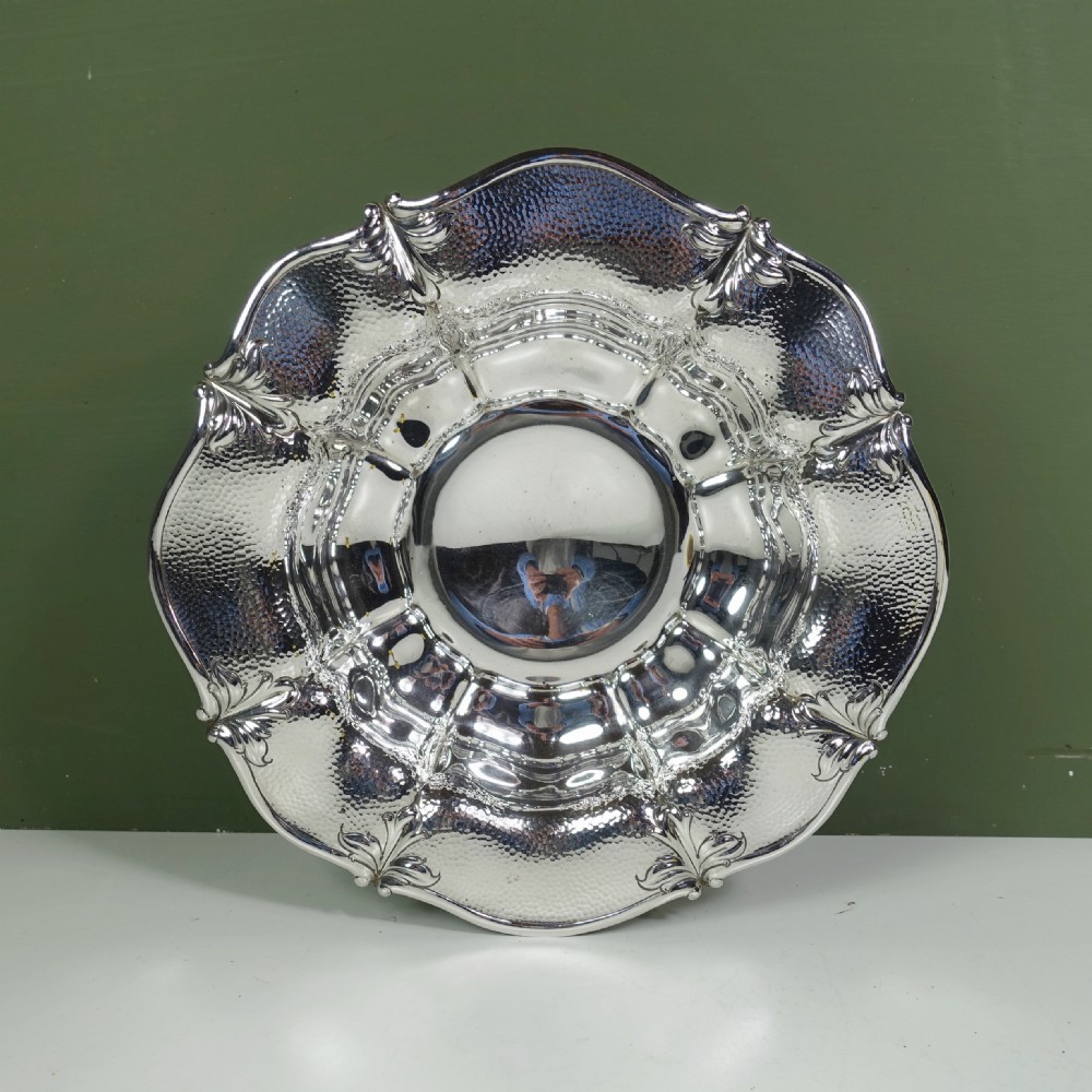 19TH C SILVER PLATED CENTRE BOWL View V