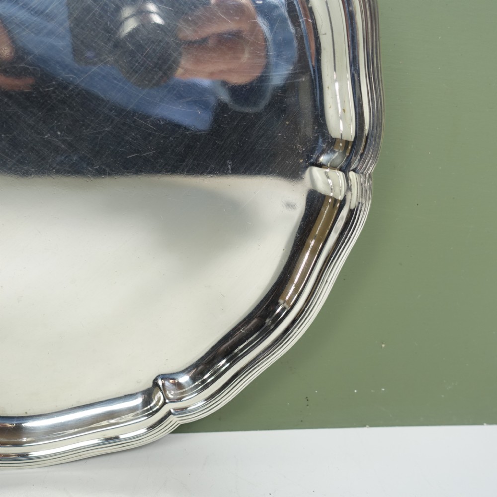 SOLID SILVER SALVER, 1905 View IV