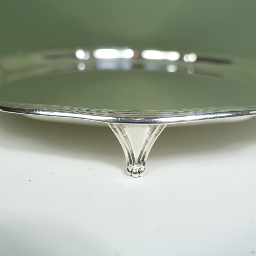 SOLID SILVER SALVER, 1905 View V