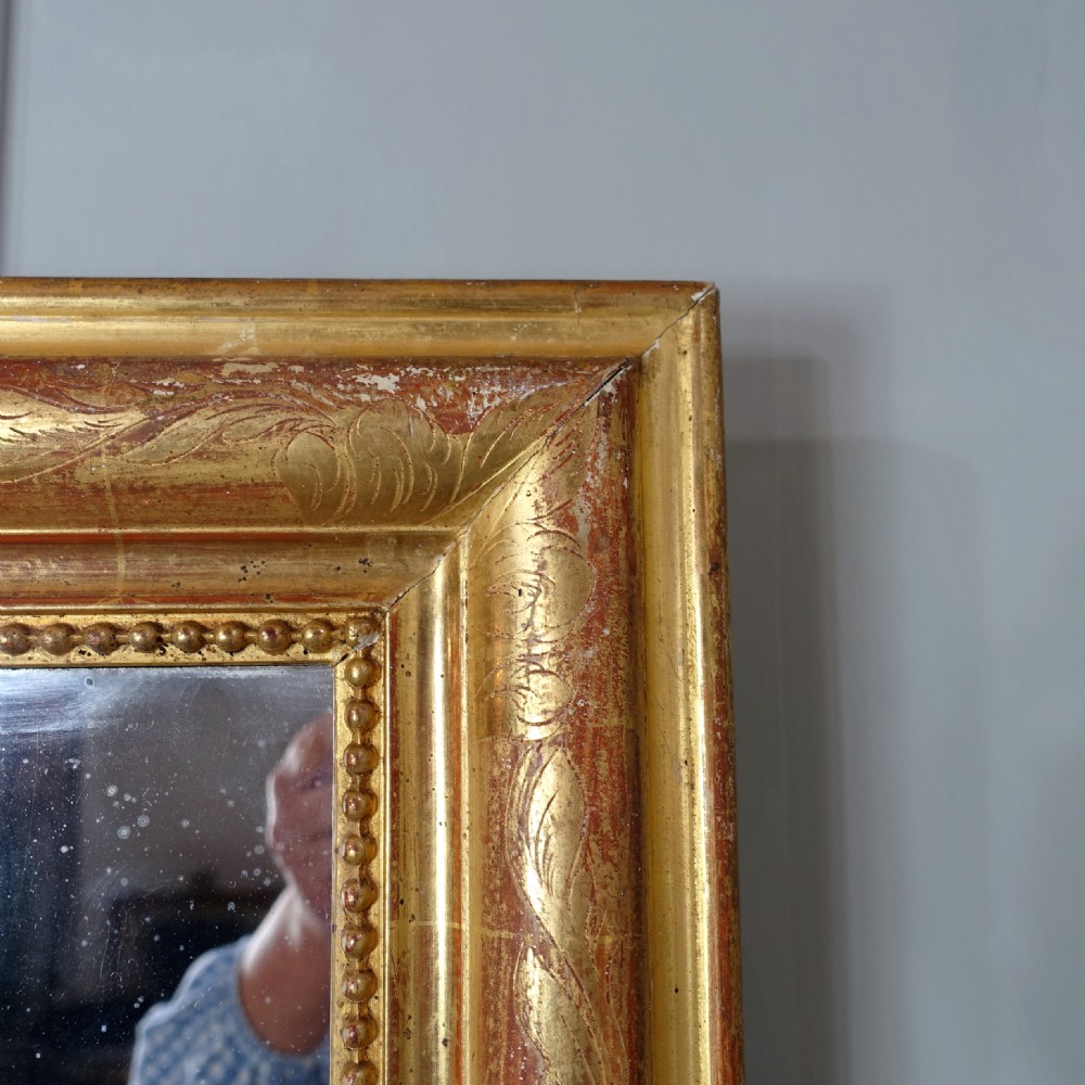 TALL 19TH C GILT MIRROR View IV