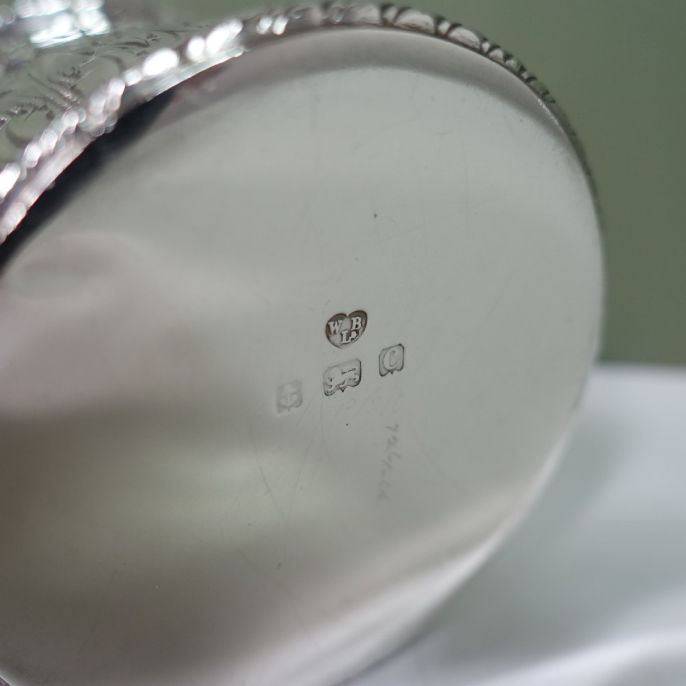 SOLID SILVER TEA CADDY, 1902 View IV