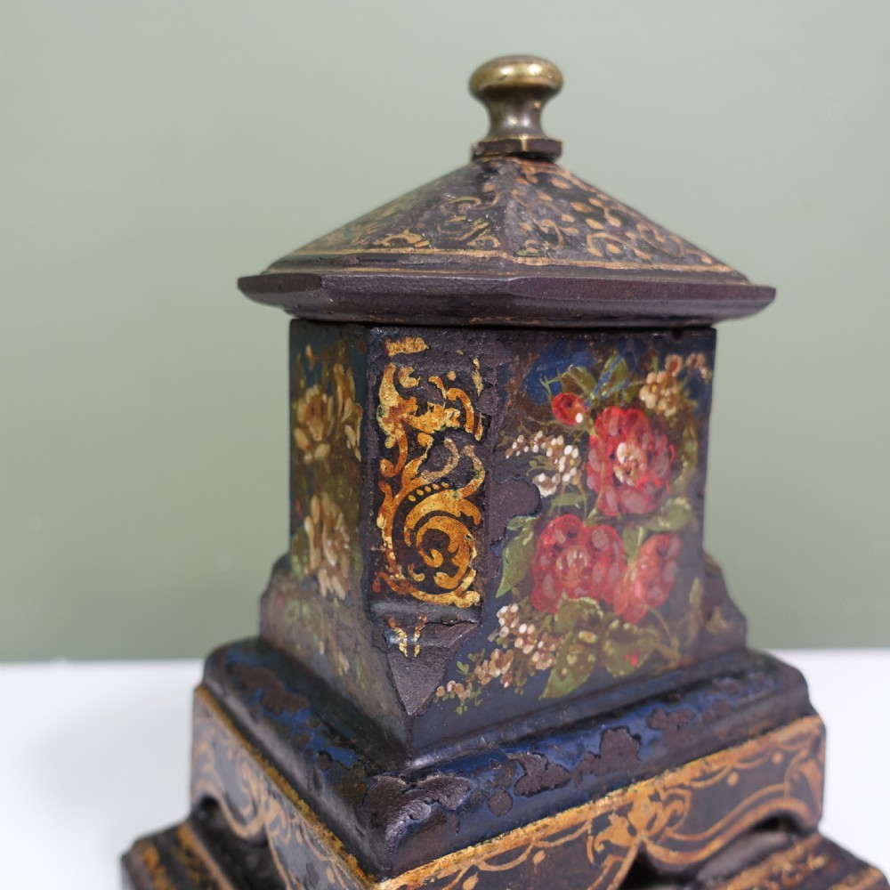 REGENCY CAST IRON TOBACCO BOX View VI