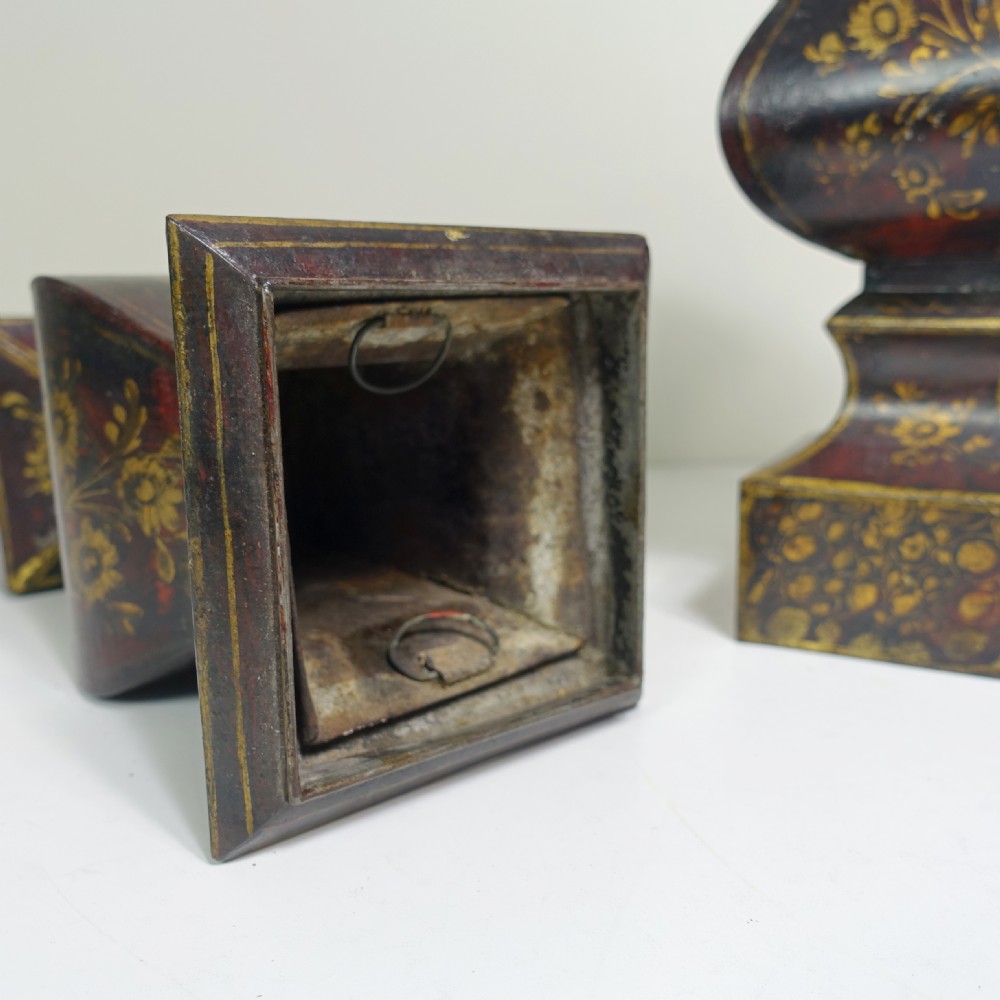 PAIR OF EARLY 19TH C TOLE VASES View VI