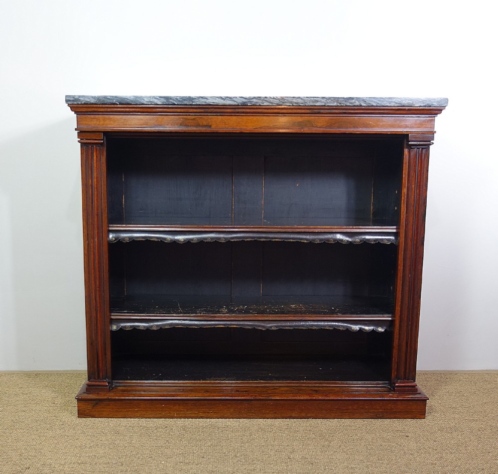 EARLY 19TH C ROSEWOOD BOOKCASE