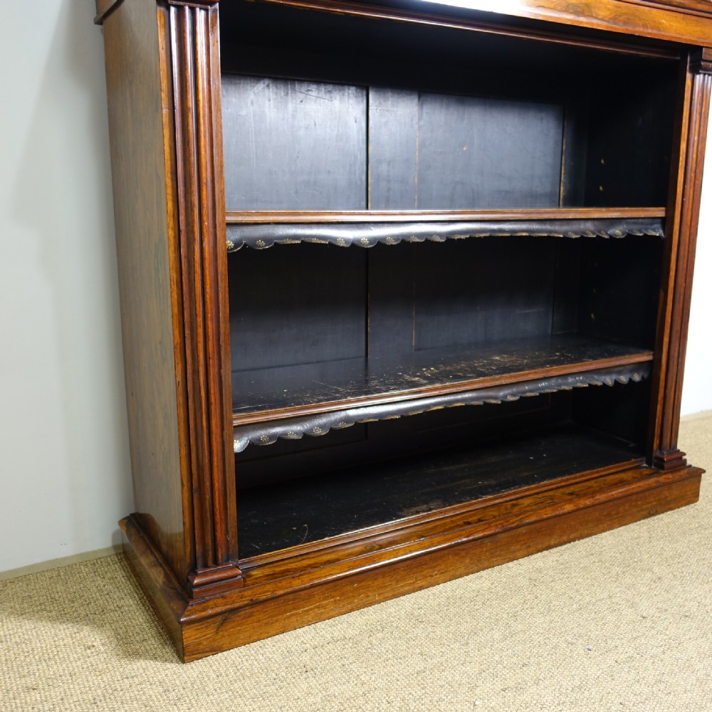 EARLY 19TH C ROSEWOOD BOOKCASE View IV