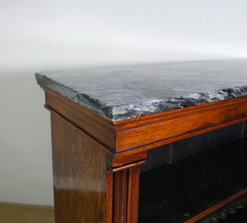 EARLY 19TH C ROSEWOOD BOOKCASE View VI