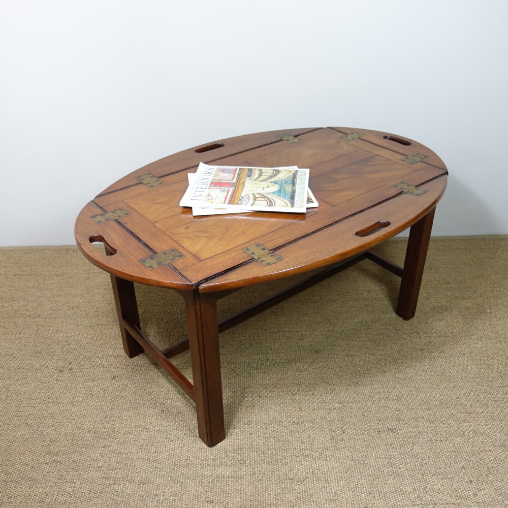 GEORGE III MAHOGANY BUTLERS TRAY  View VI