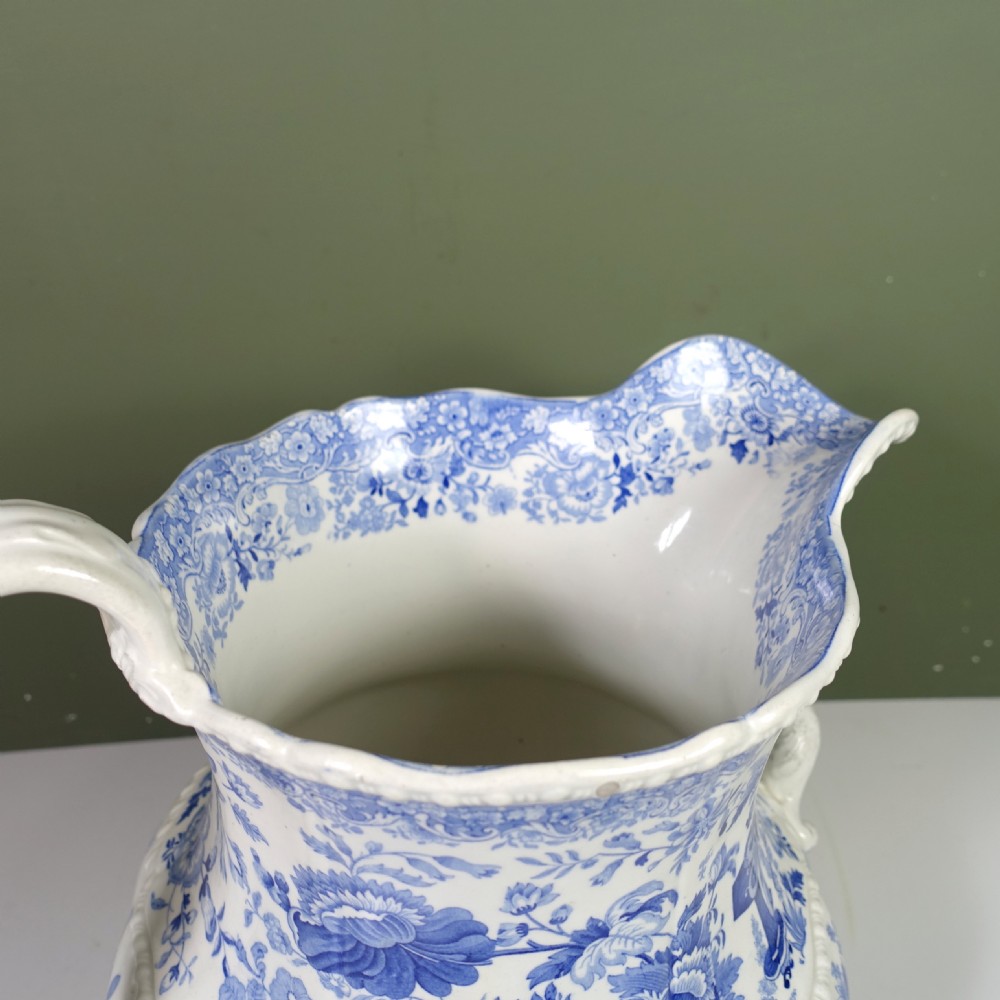 LARGE 19TH C MASONS 'FLORENTINE'  JUG View IV