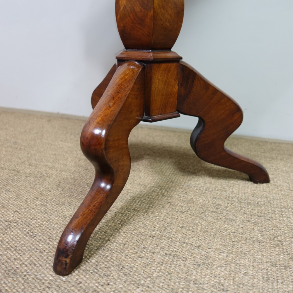 UNUSUAL EARLY 19TH C MAHOGANY READING TABLE View VII