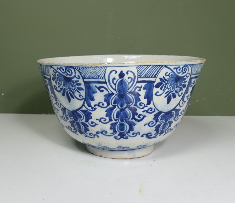 TALL 18TH CENTURY DELFT BOWL