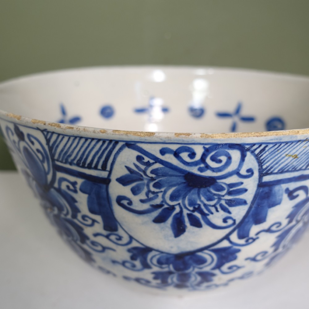 TALL 18TH CENTURY DELFT BOWL View V