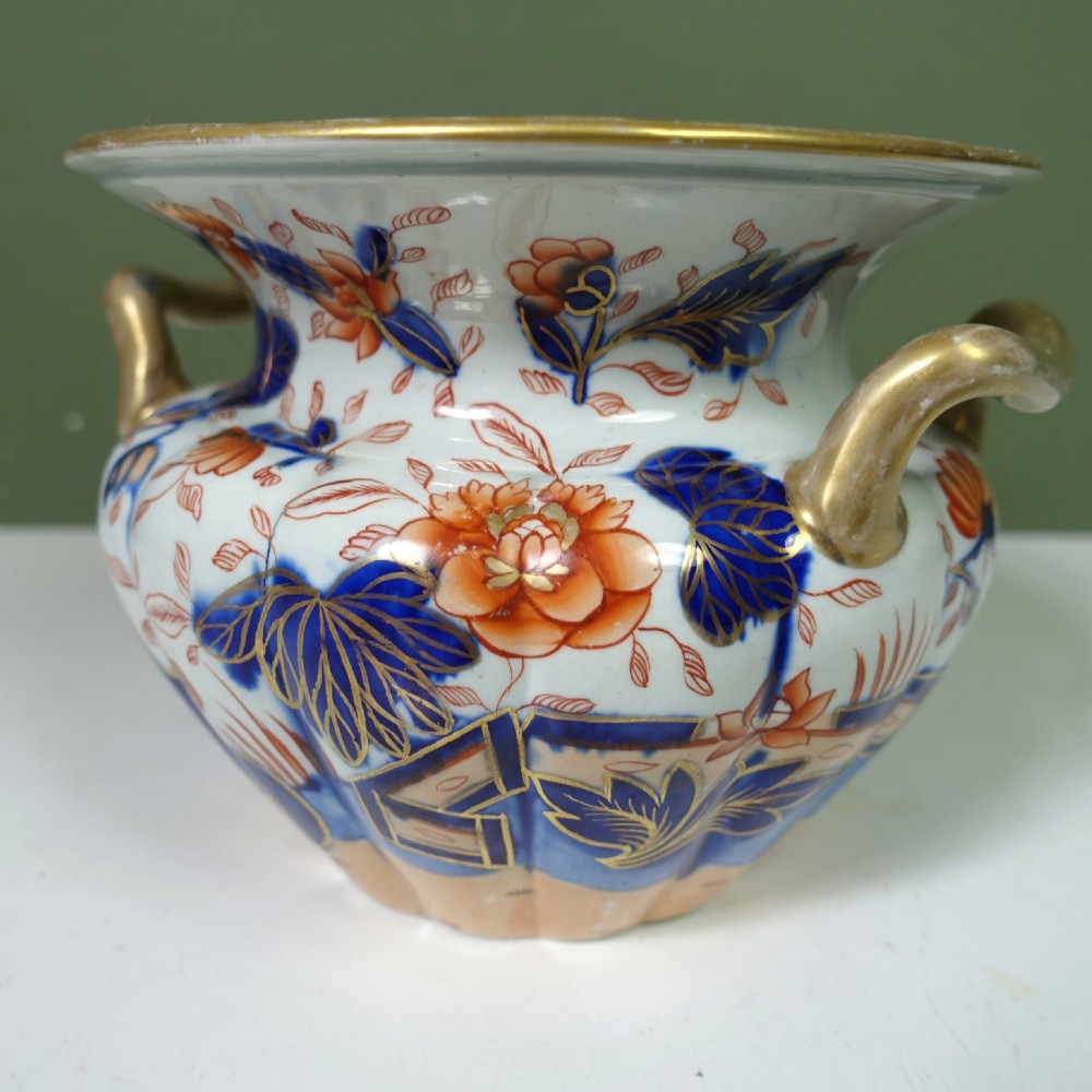 19TH C IMARI PATTERN ICE PAIL View VI