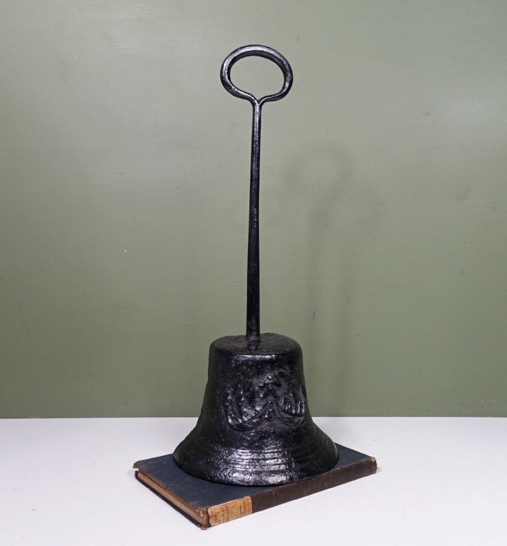 19TH C CAST IRON DOOR PORTER