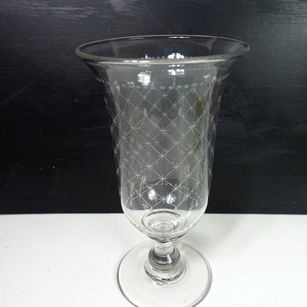 TWO 19TH C GLASS CELERY VASES View III