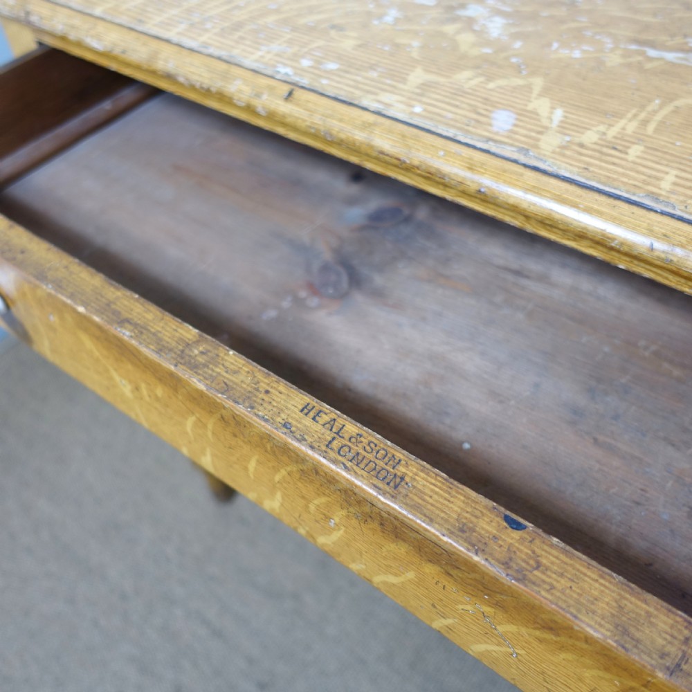 19TH C HEALS SCUMBLED TABLE View III
