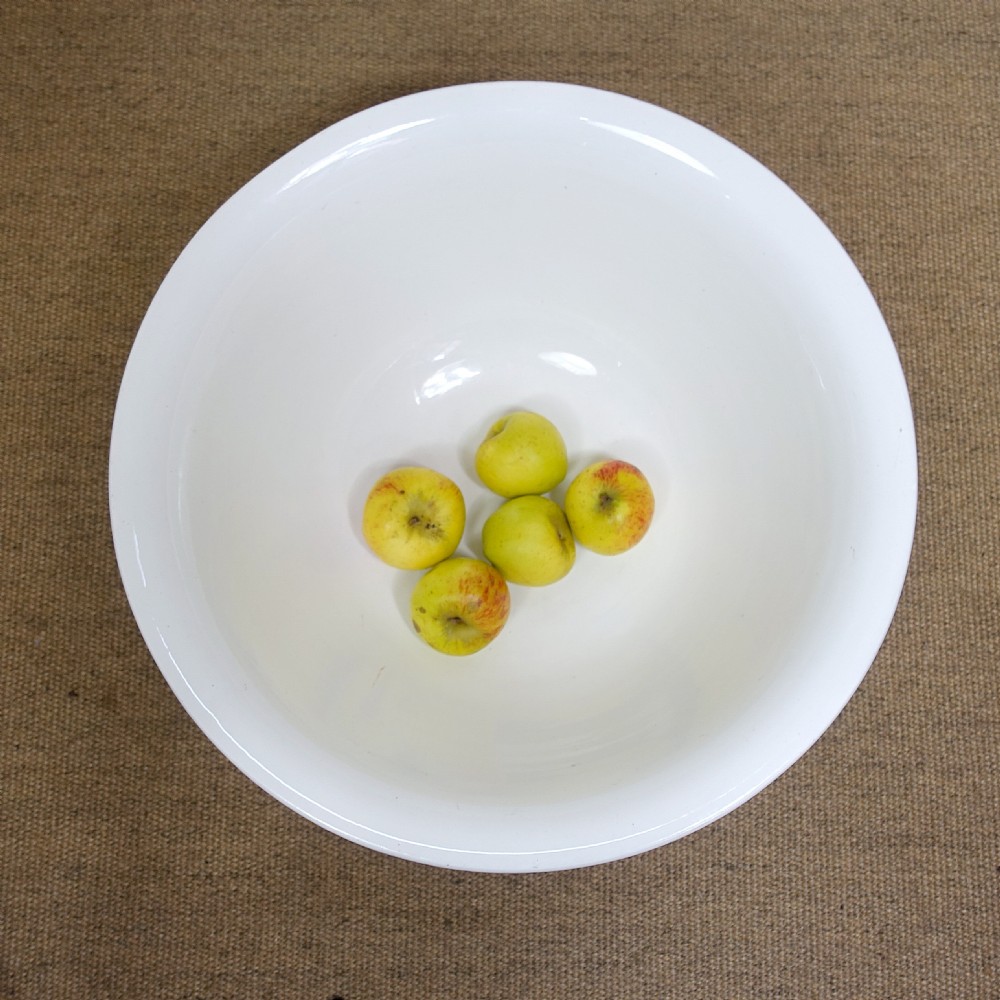 HUGE PAIR OF 19TH C WHITE WEDGWOOD BOWLS View VII
