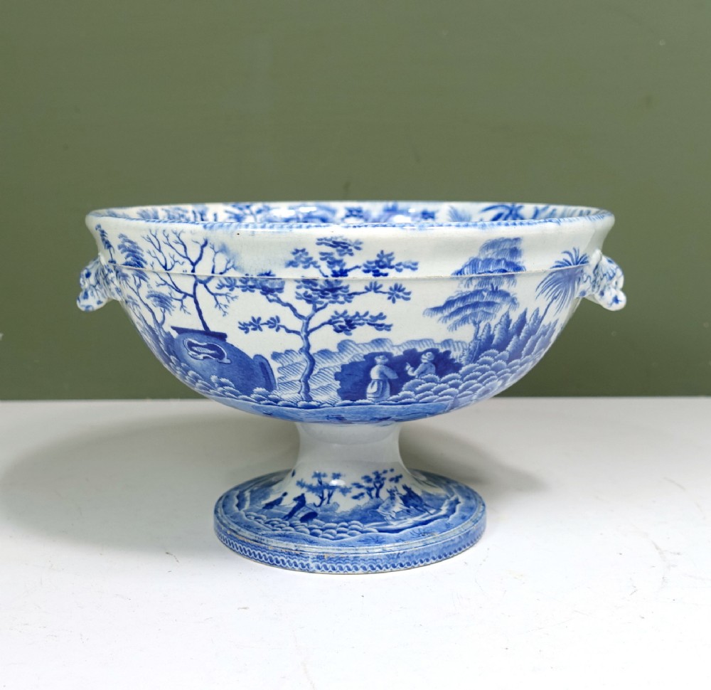 19TH C SPODE CENTRE BOWL