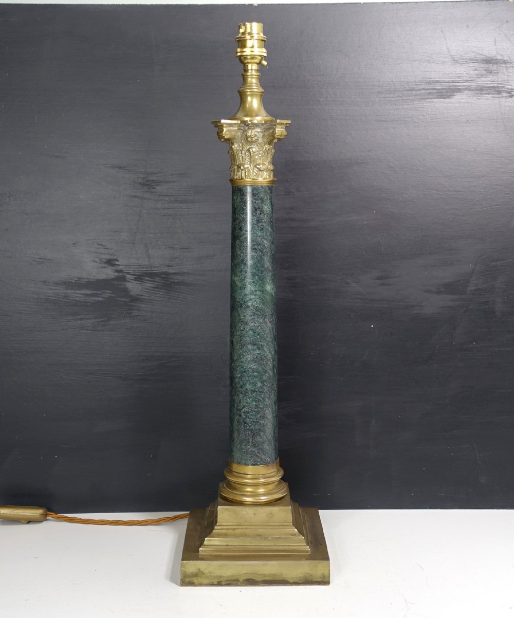 CORINTHIAN CAPITAL LAMP BASE