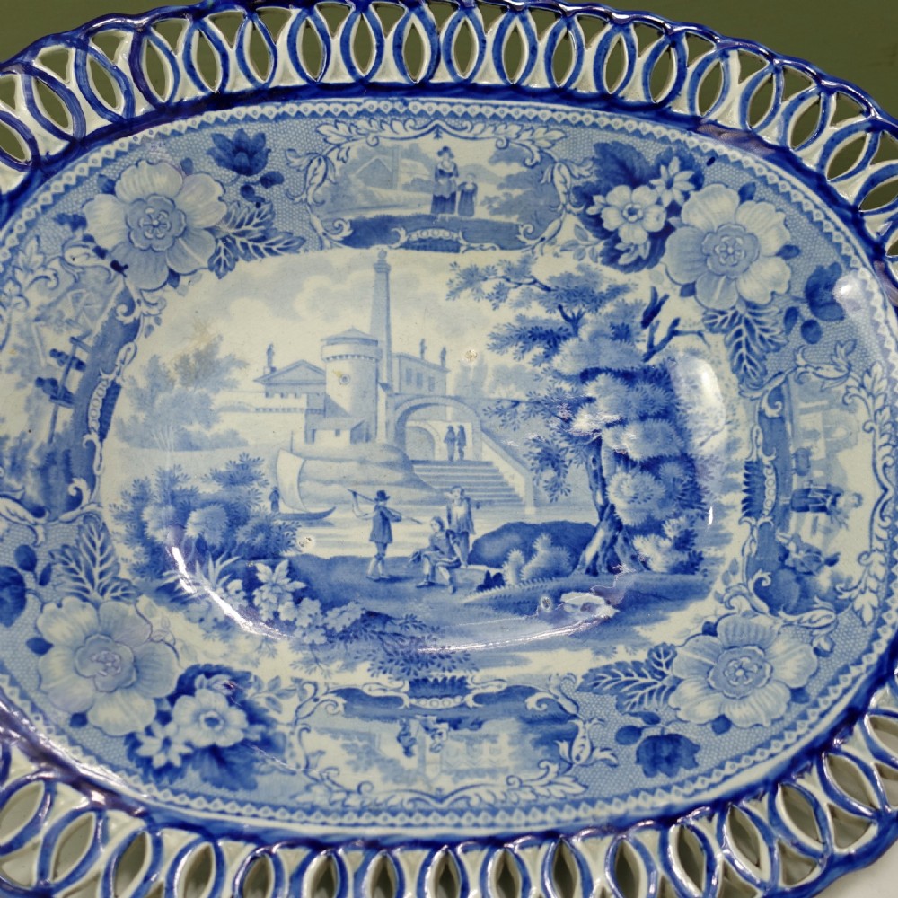 19TH C CENTRE DISH View V