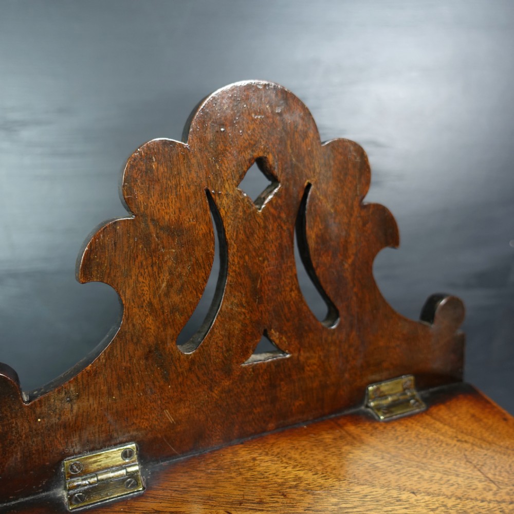 LATE 18TH C MAHOGANY CANDLE BOX View V