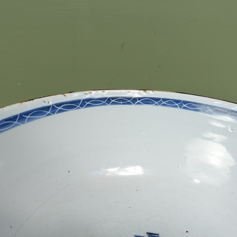 18TH C DELFT CENTRE BOWL View IV