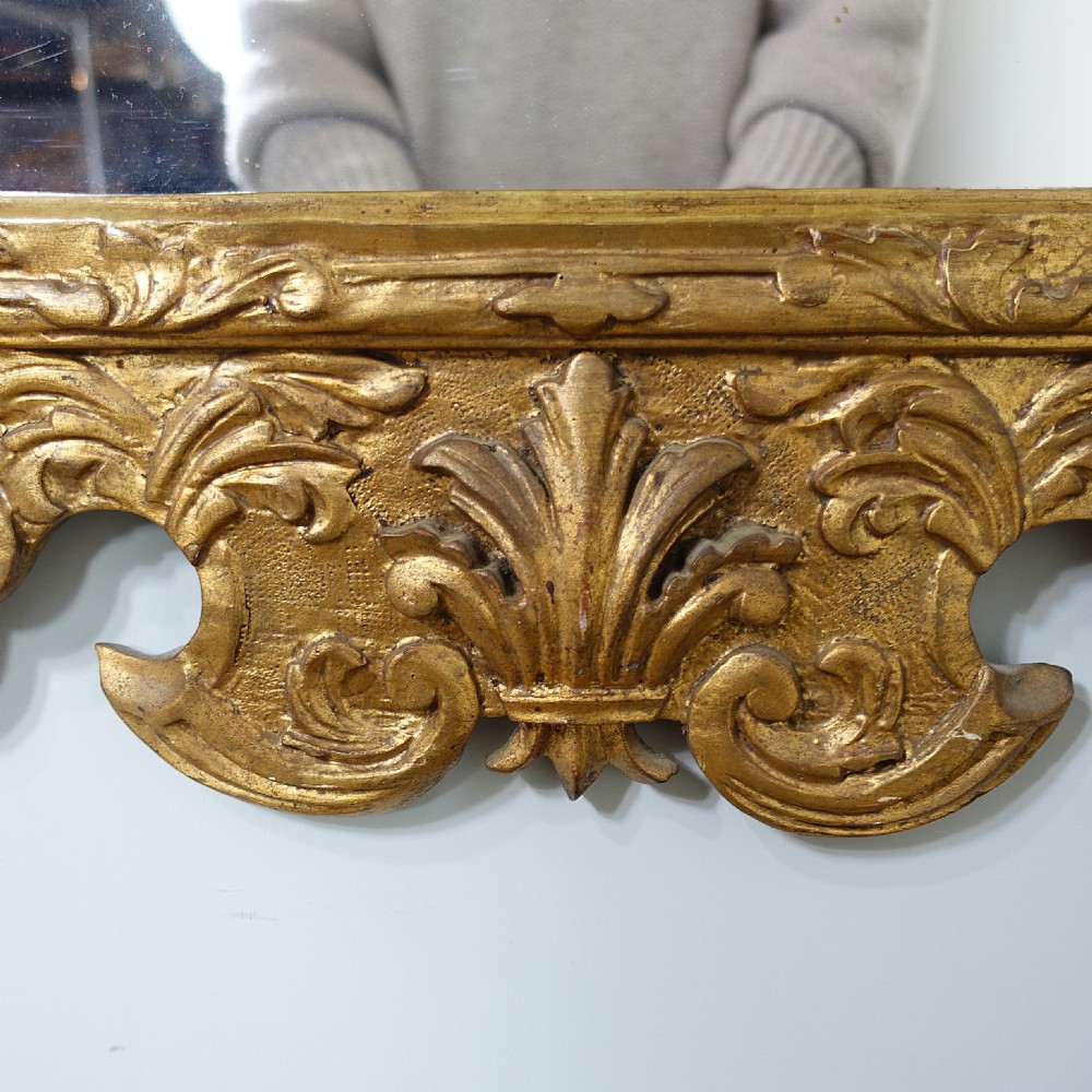 19th C CARVED GILTWOOD MIRROR View V