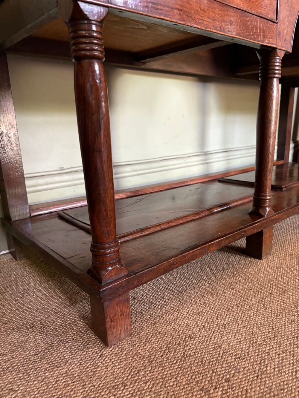 EARLY 19TH C OAK DRESSER View III
