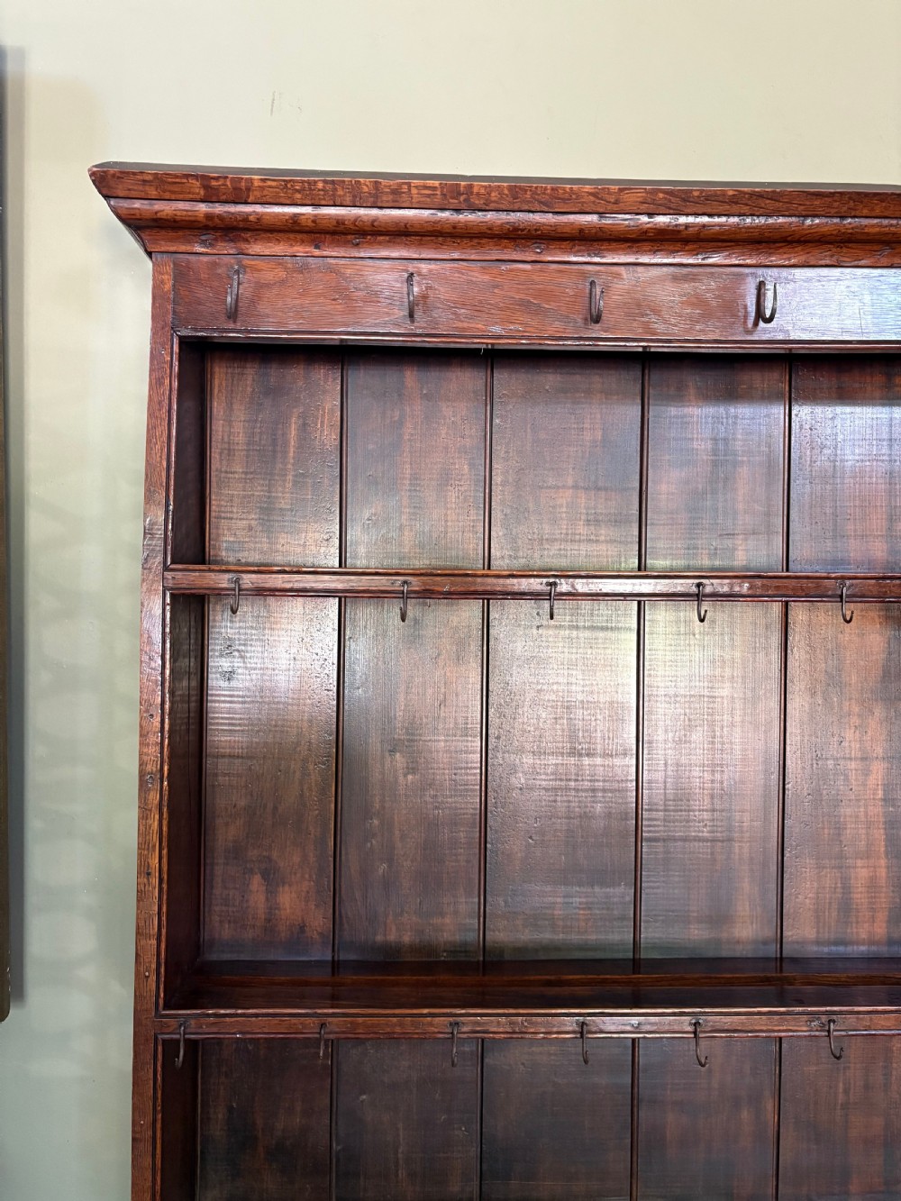 EARLY 19TH C OAK DRESSER View V